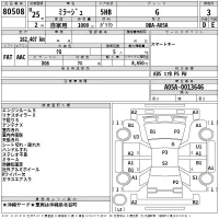 Mitsubishi MIRAGE лот № 80508 оценка 3  с аукциона в Японии 2