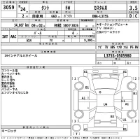 Daihatsu TANTO лот № 3059 оценка 3.5  с аукциона в Японии 2