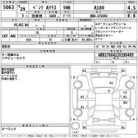 Mercedes-Benz A CLASS лот № 5063 оценка 4.5  с аукциона в Японии 2