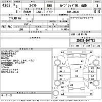 Suzuki SWIFT лот № 4305 оценка 3  с аукциона в Японии 2