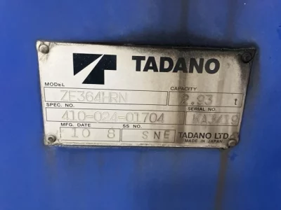 TADANO CRANE