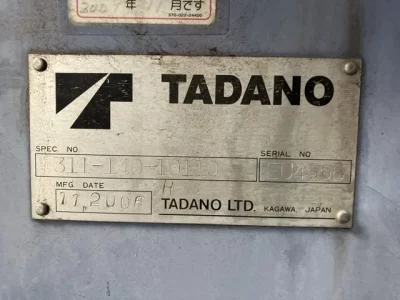 TADANO CRANE