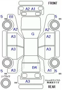 Honda FREED лот № 28033 оценка 3.5  с аукциона в Японии 9