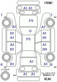 Honda VEZEL лот № 28035 оценка 3  с аукциона в Японии 8
