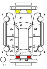 Volkswagen GOLF VARIANT лот № 36017 оценка 4  с аукциона в Японии 11