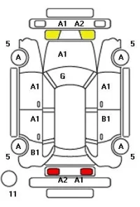 Volkswagen Golf лот № 34505 оценка 3.5  с аукциона в Японии 11