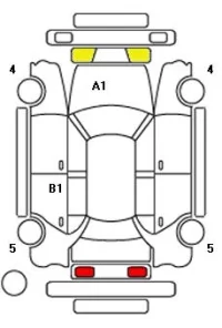 Tesla MODEL3 лот № 37001 оценка 4.5  с аукциона в Японии 9