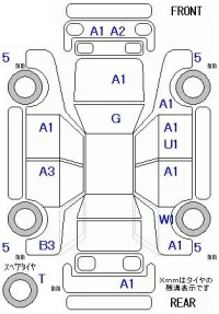 Volkswagen GOLF VARIANT лот № 28036 оценка 4  с аукциона в Японии 8
