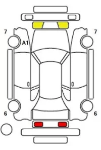 Lexus LC лот № 33501 оценка 6  с аукциона в Японии 11