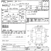 Mitsubishi CHARIOT GRANDIS лот № 8425 оценка 3.5  с аукциона в Японии 10