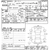 Suzuki SWIFT лот № 6008 оценка 3.5  с аукциона в Японии 10