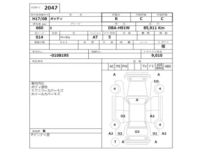 Nissan OTTI  с аукциона в Японии