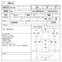 Nissan ATLAS лот № 5012 оценка 3  с аукциона в Японии 6