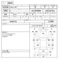 Toyota ESTIMA лот № 2025 оценка R  с аукциона в Японии 6