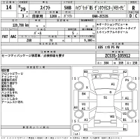 Suzuki SWIFT лот № 14 оценка R  с аукциона в Японии 2