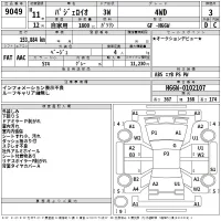 Mitsubishi PAJERO IO лот № 9049 оценка 3  с аукциона в Японии 2