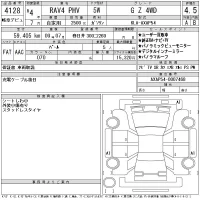 Toyota RAV4 лот № 4128 оценка 4.5  с аукциона в Японии 11