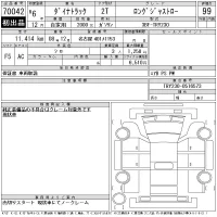 Toyota DYNA лот № 70042 оценка 99  с аукциона в Японии 10