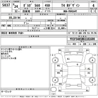Volvo S60 лот № 5037 оценка 4  с аукциона в Японии 2
