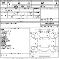Subaru XV лот № 335 оценка R  с аукциона в Японии 2