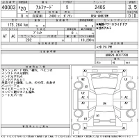Toyota ALPHARD лот № 40003 оценка 3.5  с аукциона в Японии 11