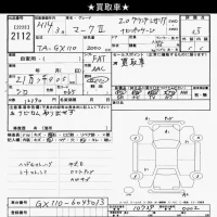 Toyota MARK II лот № 2112 оценка 3.5  с аукциона в Японии 9