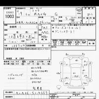 Toyota RAV4 лот № 1003 оценка R  с аукциона в Японии 10