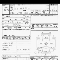 Nissan AD лот № 17072 оценка 3.5  с аукциона в Японии 6