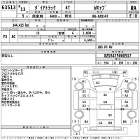 Toyota DYNA лот № 63513 оценка RA  с аукциона в Японии 2