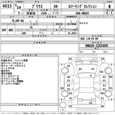Toyota Prius  с аукциона в Японии