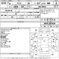 Toyota ISIS лот № 4234 оценка R  с аукциона в Японии 2