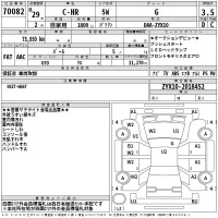 Subaru FORESTER лот № 70082 оценка 3  с аукциона в Японии 2