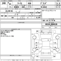 Toyota MARK II лот № 240 оценка 3.5  с аукциона в Японии 2