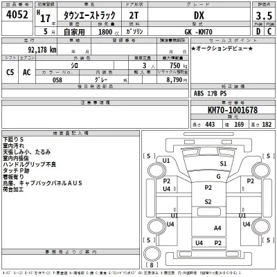 Toyota TOWN ACE TRUCK  с аукциона в Японии