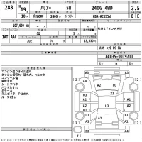 Toyota HARRIER лот № 288 оценка 3.5  с аукциона в Японии 2