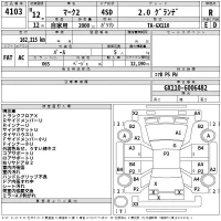 Toyota MARK II лот № 4103 оценка R  с аукциона в Японии 2