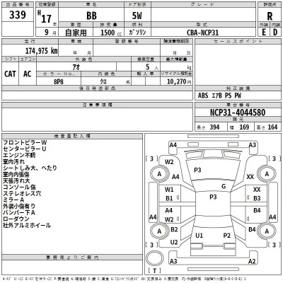 Toyota BB  с аукциона в Японии