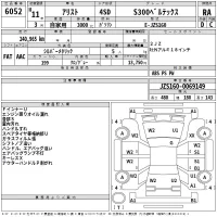 Toyota ARISTO лот № 6052 оценка RA  с аукциона в Японии 2