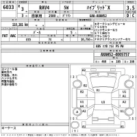 Toyota RAV4 лот № 6033 оценка 3.5  с аукциона в Японии 2