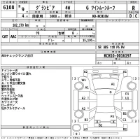 Toyota GRANVIA лот № 6108 оценка R  с аукциона в Японии 2