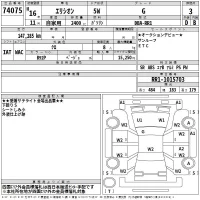 Honda ELYSION лот № 74075 оценка 3  с аукциона в Японии 2