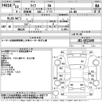 Honda LIFE лот № 74018 оценка RA  с аукциона в Японии 2