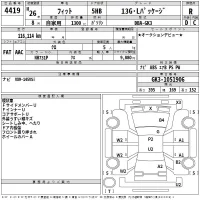 Honda FIT лот № 4419 оценка R  с аукциона в Японии 2
