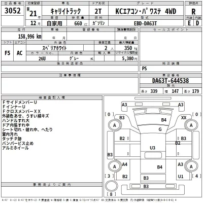 Suzuki CARRY TRUCK  с аукциона в Японии