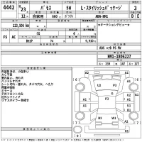 Honda VAMOS лот № 4442 оценка 3  с аукциона в Японии 2