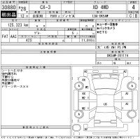 Mazda CX-3 лот № 30880 оценка 4  с аукциона в Японии 10