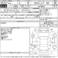 Daihatsu THOR лот № 30757 оценка RA  с аукциона в Японии 10
