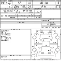 Honda LIFE лот № 75012 оценка R  с аукциона в Японии 10