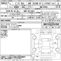 Mercedes-Benz SLC лот № 76012 оценка 5  с аукциона в Японии 2