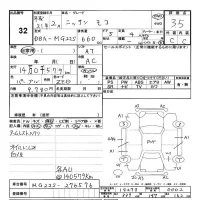 Nissan MOCO лот № 32 оценка 3.5  с аукциона в Японии 3